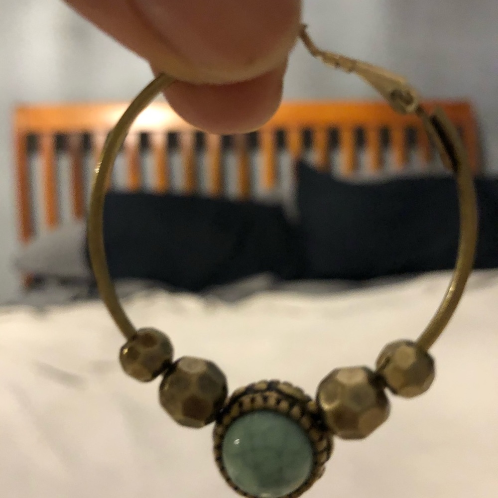Cute loop earrings - Picture 3 of 6